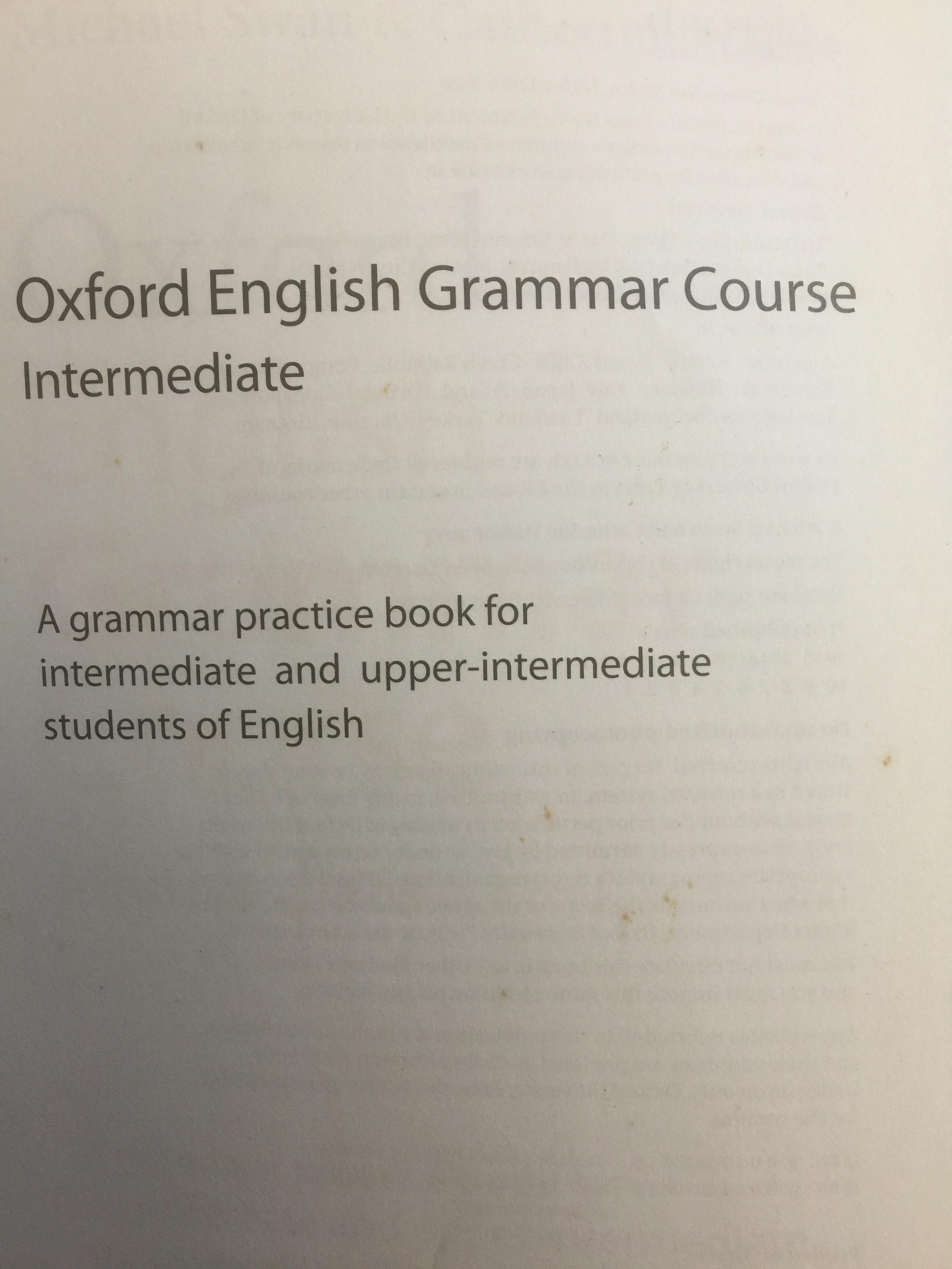 Oxford English Grammar Course Intermediate +Pronunciation for Grammar CD-ROM ผู้เขียน Michael Swan•Catherine Walter 0 กก.