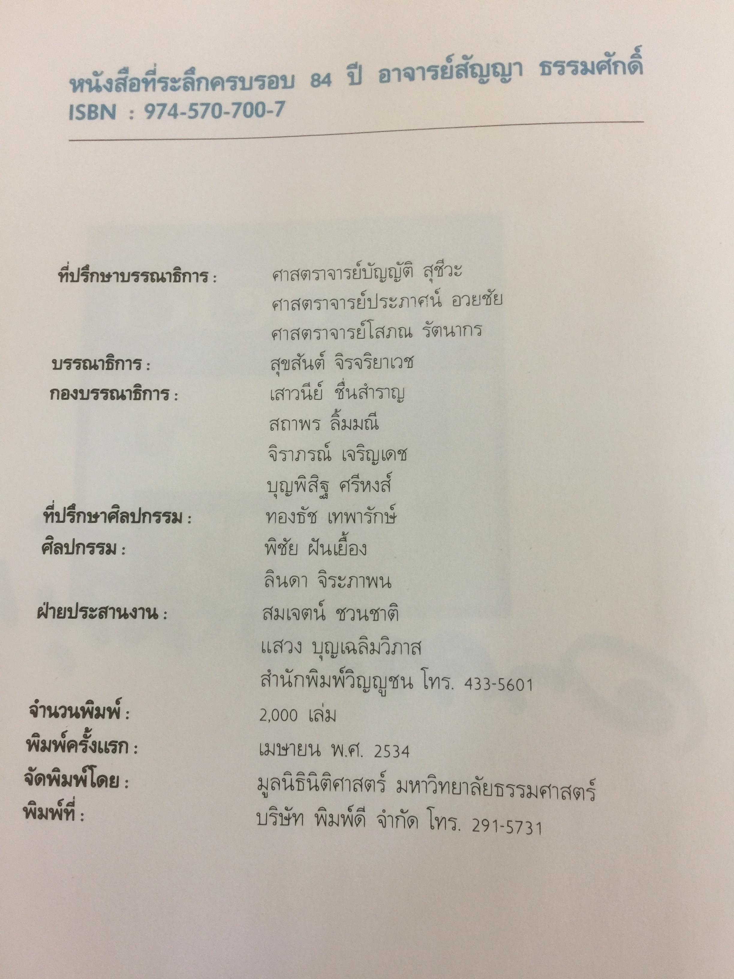 7 รอบ อาจารย์สัญญา ธรรมศักดิ์ 0 กก.