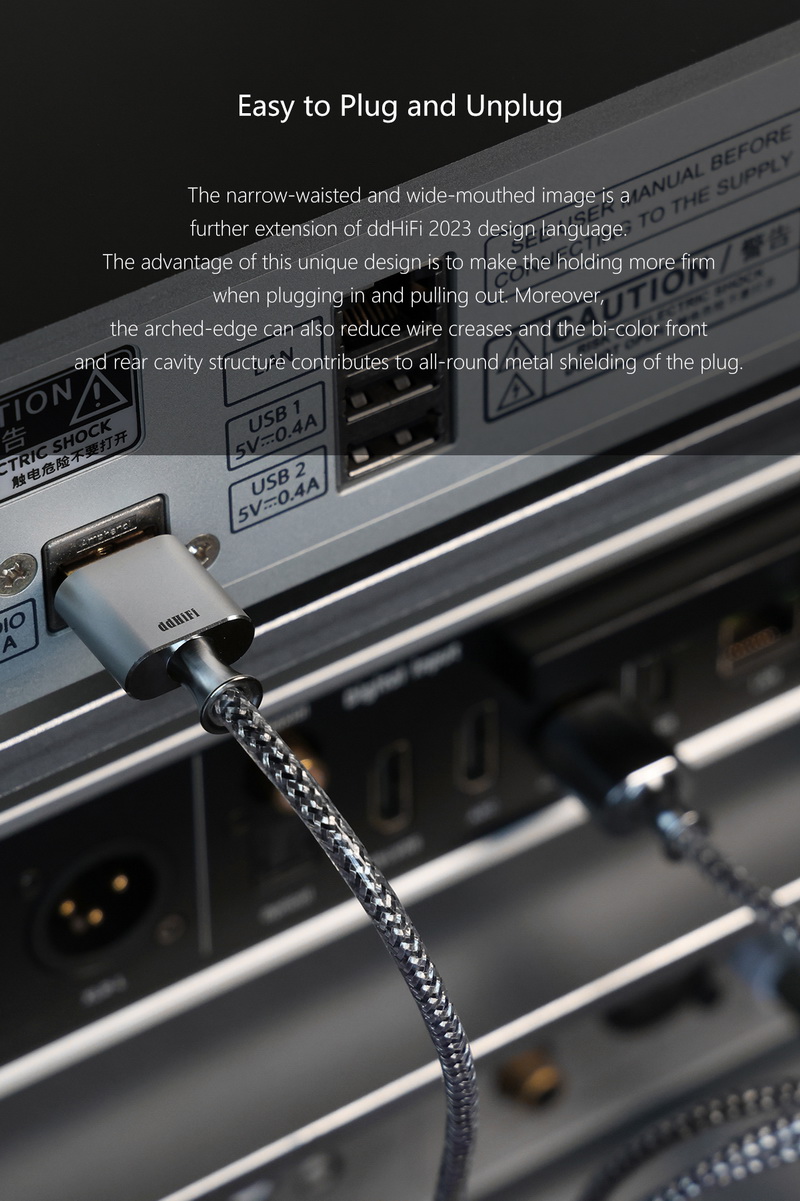 DD TC07BL สายแปลง Lightning เป็น USB TypeB สำหรับเครื่องเสียง