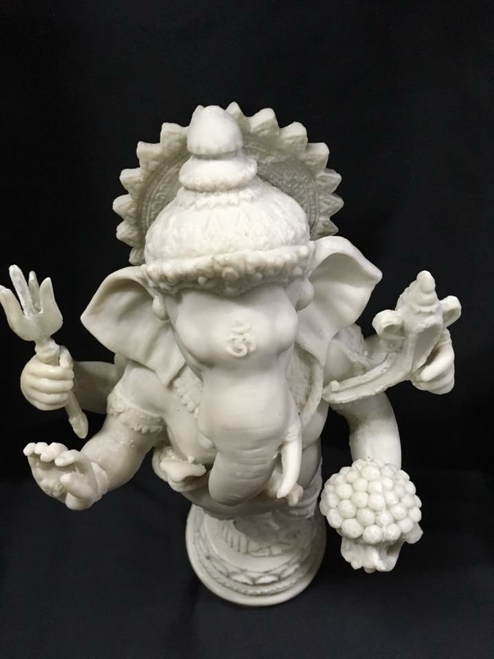 พระพิฆเนศ ปางเจริญโภคทรัพย์ งานแบบอินเดีย