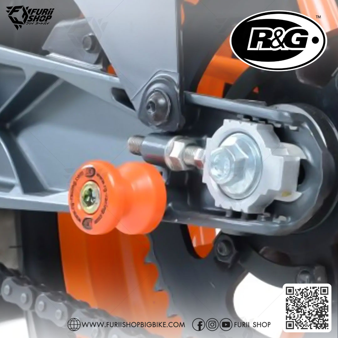 กันล้มหลัง R&G Rear Protector : for KTM RC125/200/390