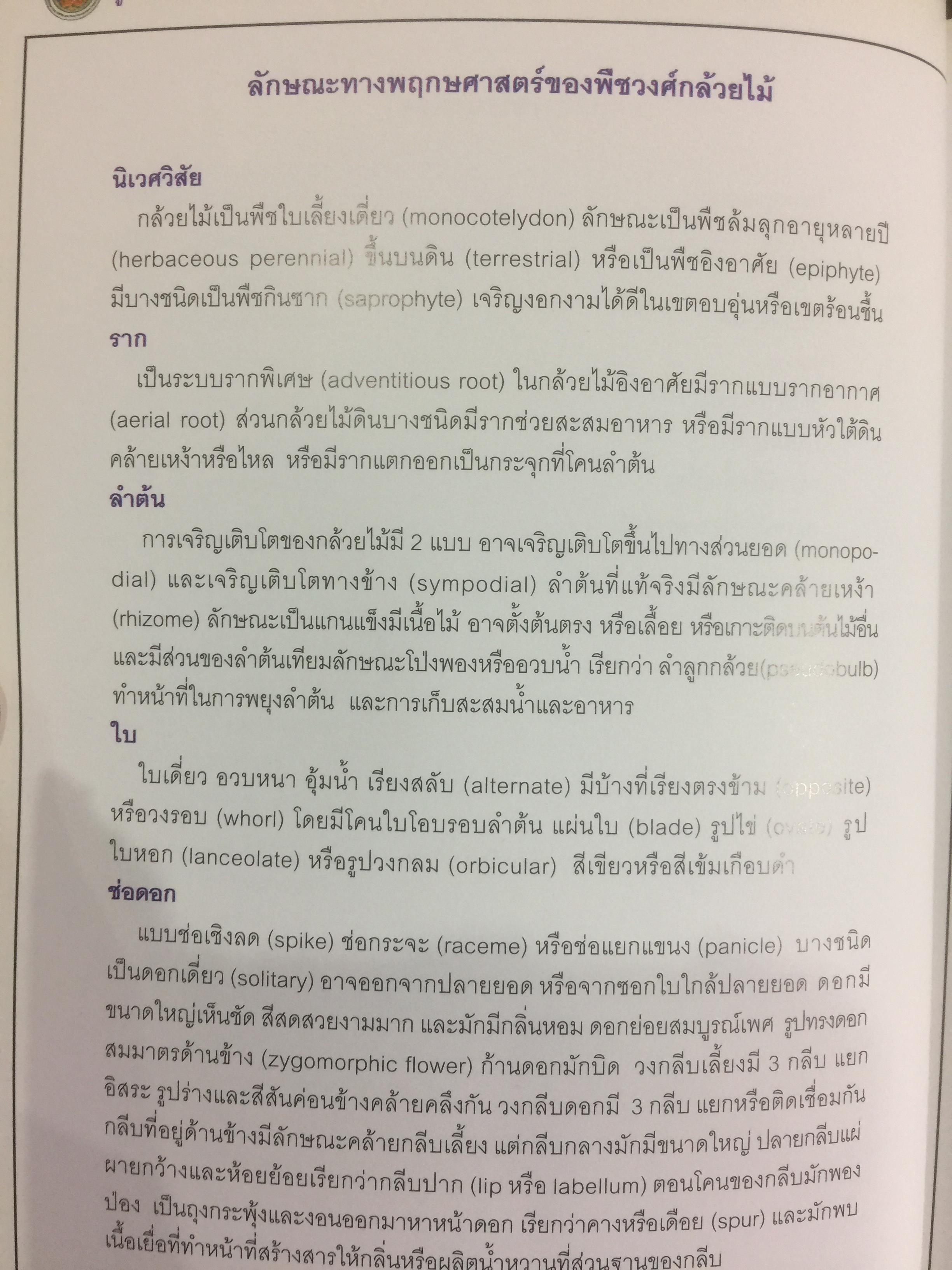 คู่มือศึกษากล้วยไม้ป่า เล่ม 1. จัดพิมพ์โดย สำนักวิจัยการอนุรักษ์ป่าไม้และพันธุ์พืช กรมอุทยานแห่งชาติ สัตว์ป่า และพันธุ์พืช 0 กก.