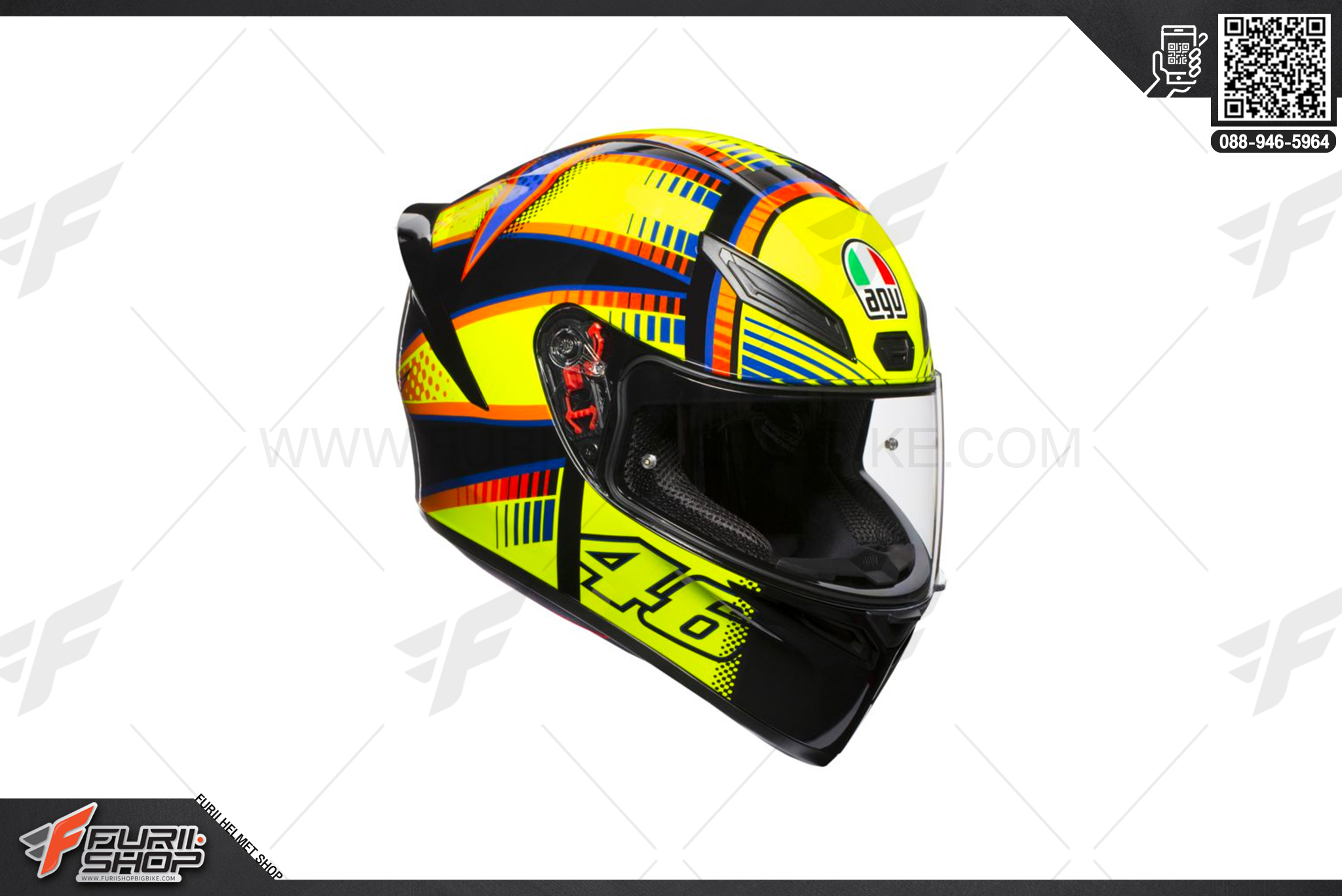 หมวกกันน็อค AGV K1 SOLELUNA 2015