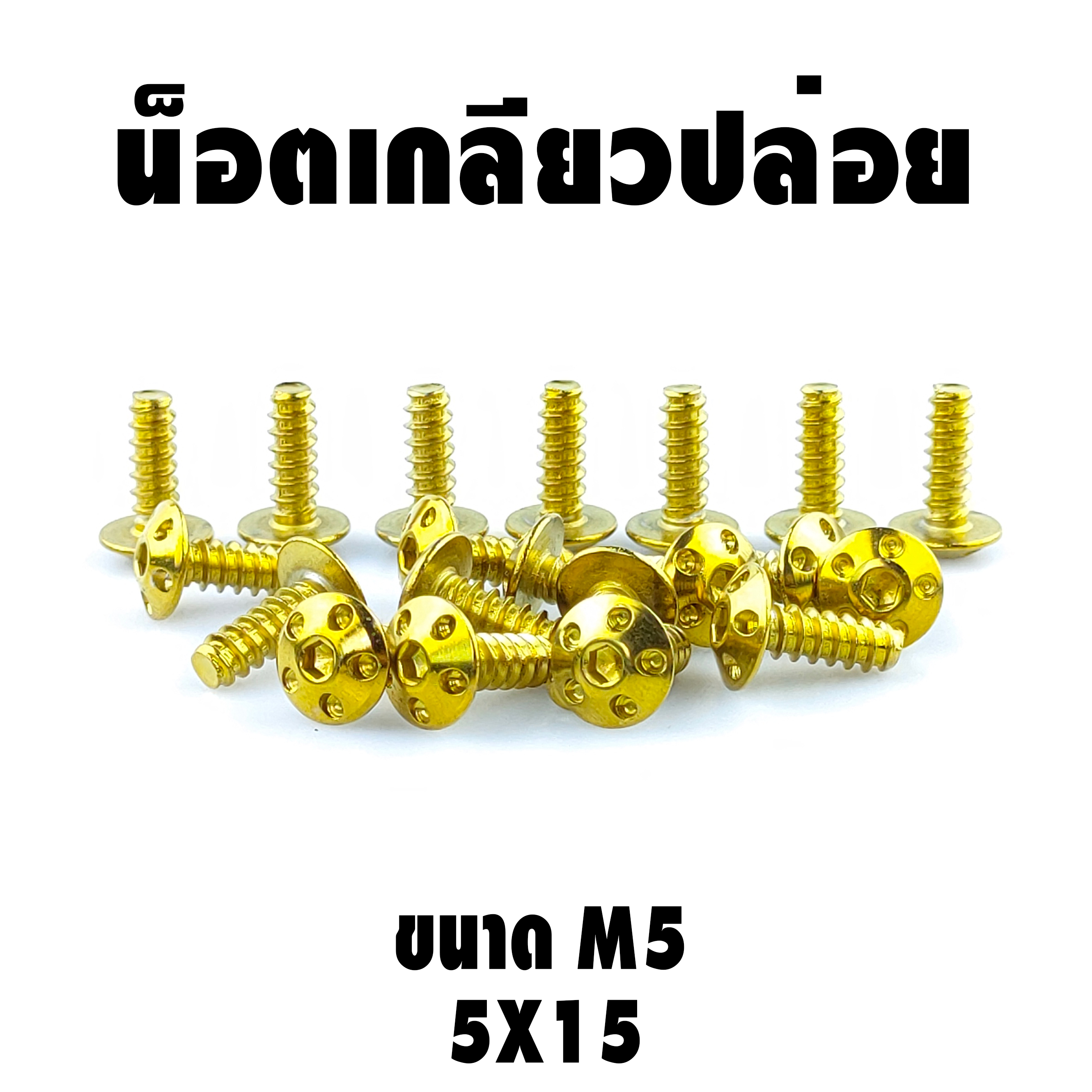 น็อตเกลียวปล่อย (เบอร์8 M5X15)