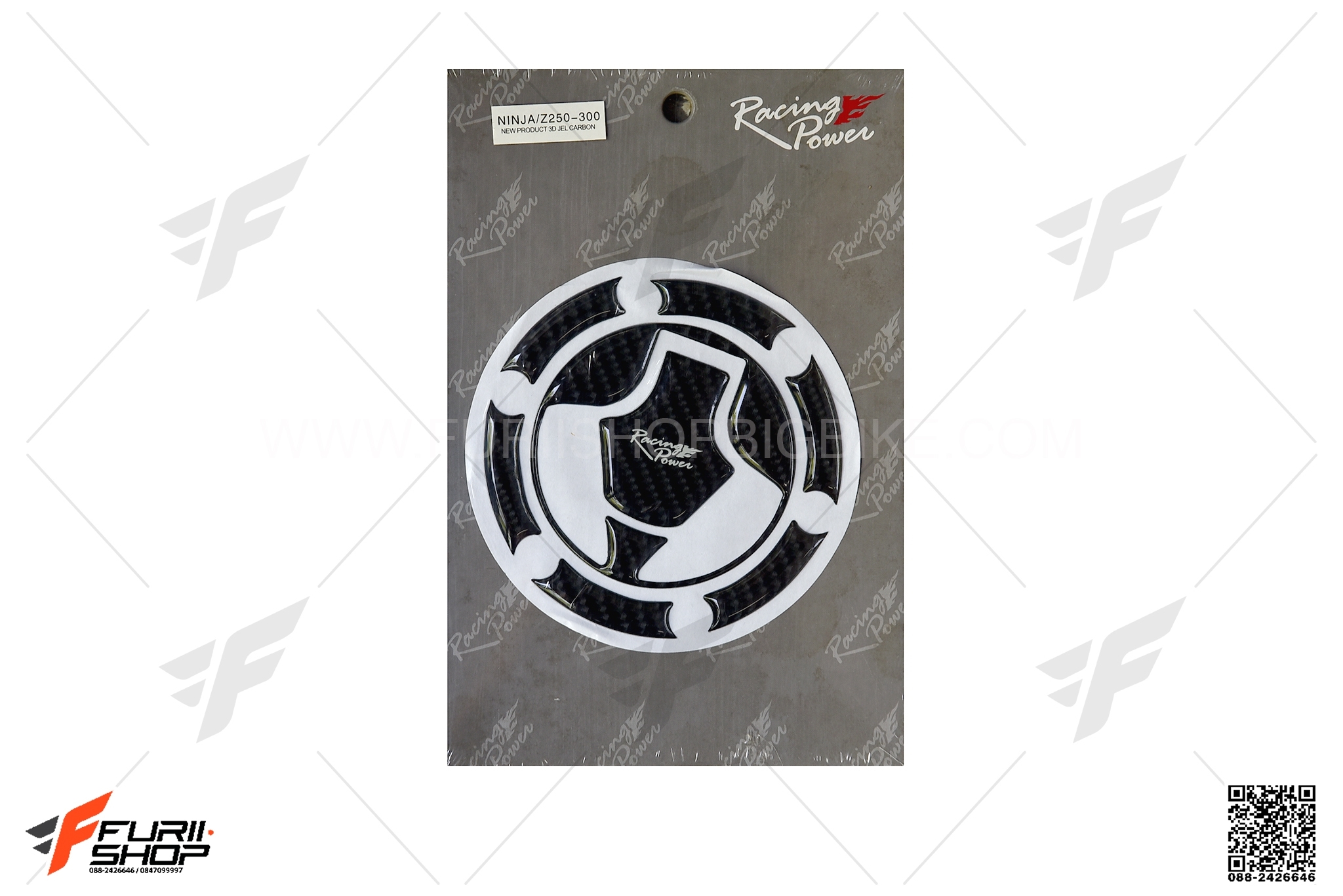 กันรอยฝาถัง RACING POWER FOR KAWSAKI Z300/NINJA300