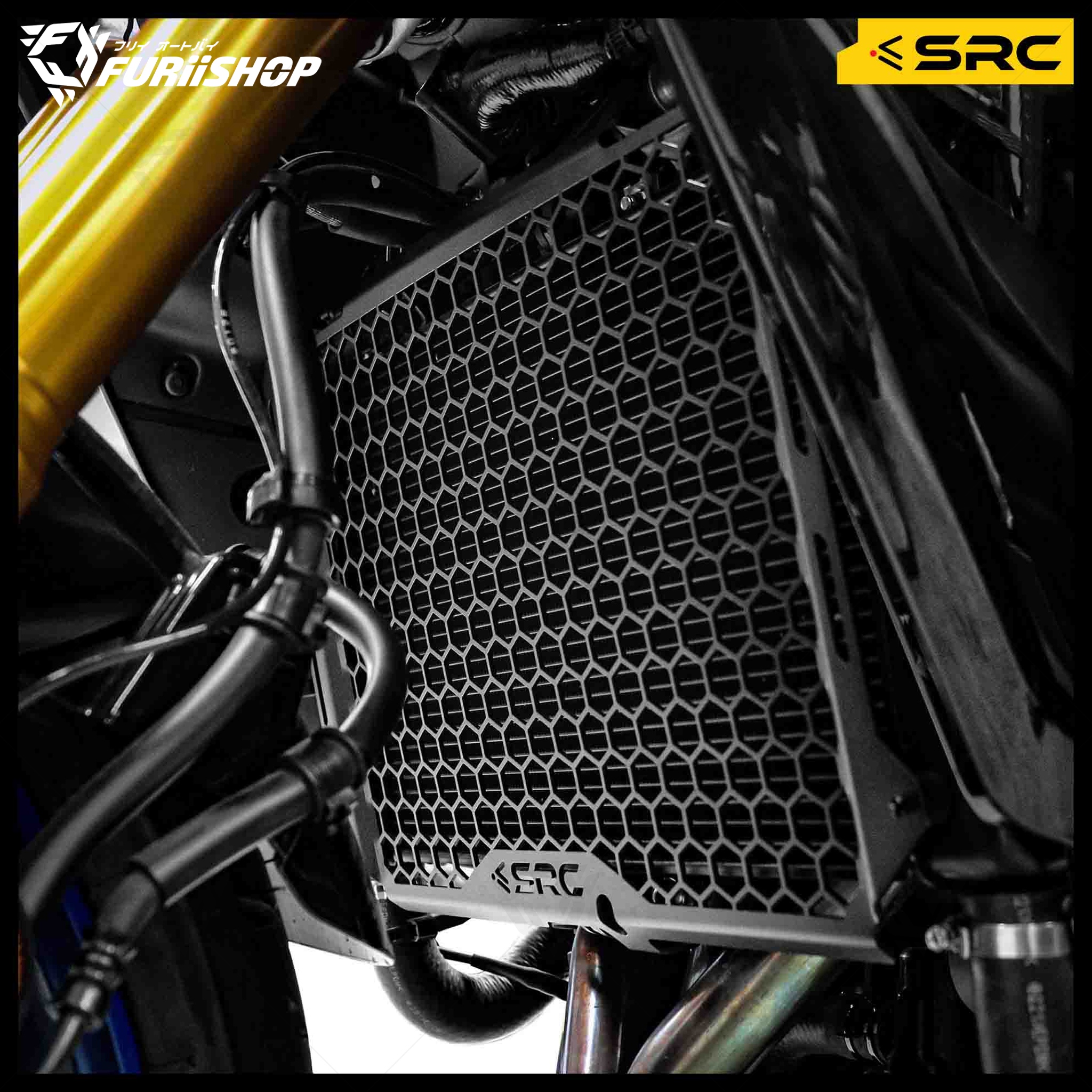 การ์ดหม้อน้ำ RADIATOR GUARD FOR YAMAHA TRACER 9 GT