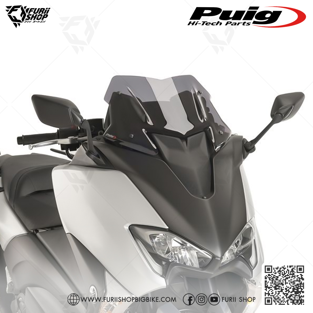 ชิลด์หน้า Puig Windshield Sport : for Yamaha TMAX530 SX/DX 2017-2019 & TMAX560 2020-2021