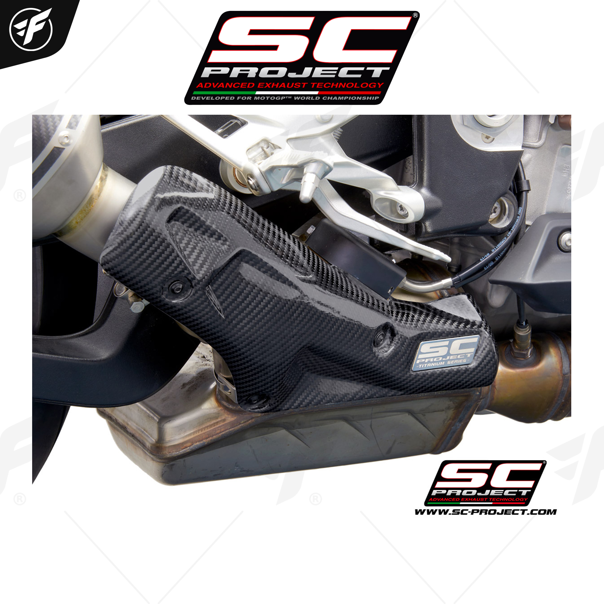 BMW S 1000 RR (2019 - 2020) - EURO 4 | CR-T Muffler, Carbon fiber