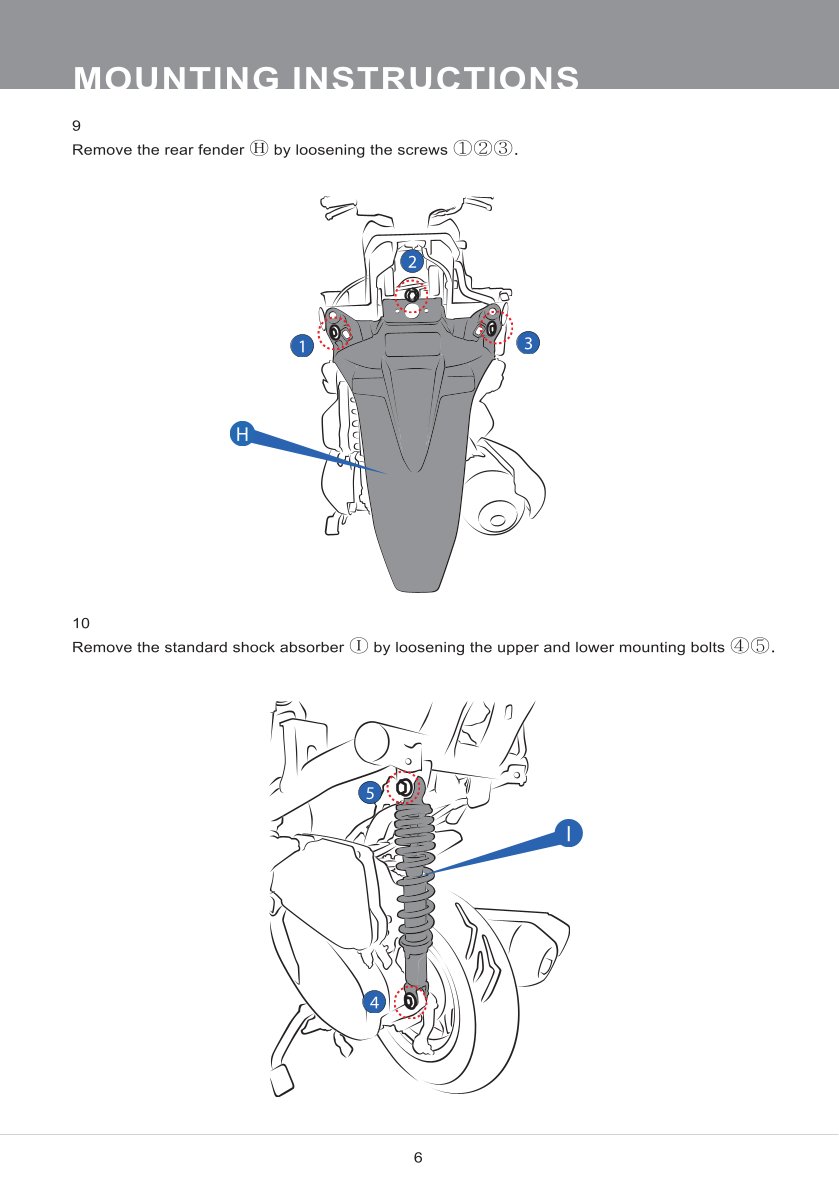 โช๊คหลังแต่ง Ohlins HO328 For Honda Lead 125 ปี 2023