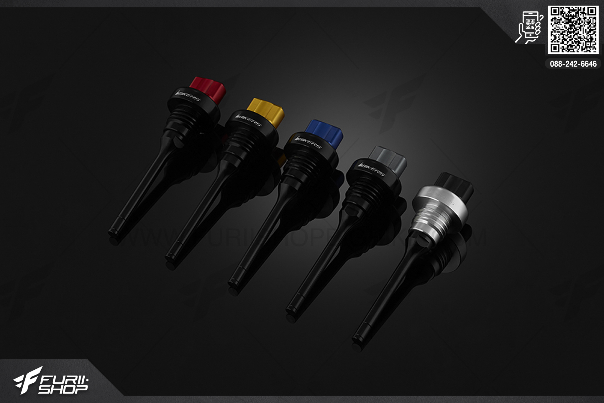 ตัวปิดน้ำมันเครื่องพร้อมก้านวัดระดับน้ำมัน (Oil Filler Plug with Leveling Rod) Bikers Honda PCX 150 (2016-2017)มอเตอร์ไซค์
