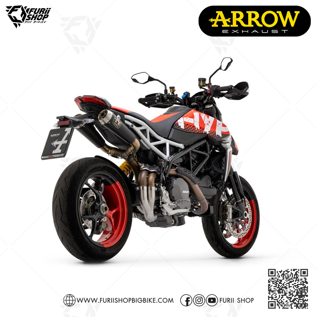 ท่อ ARROW SLIP ON MOTOGP BLACK FOR Ducati Hypermotard 950 2019