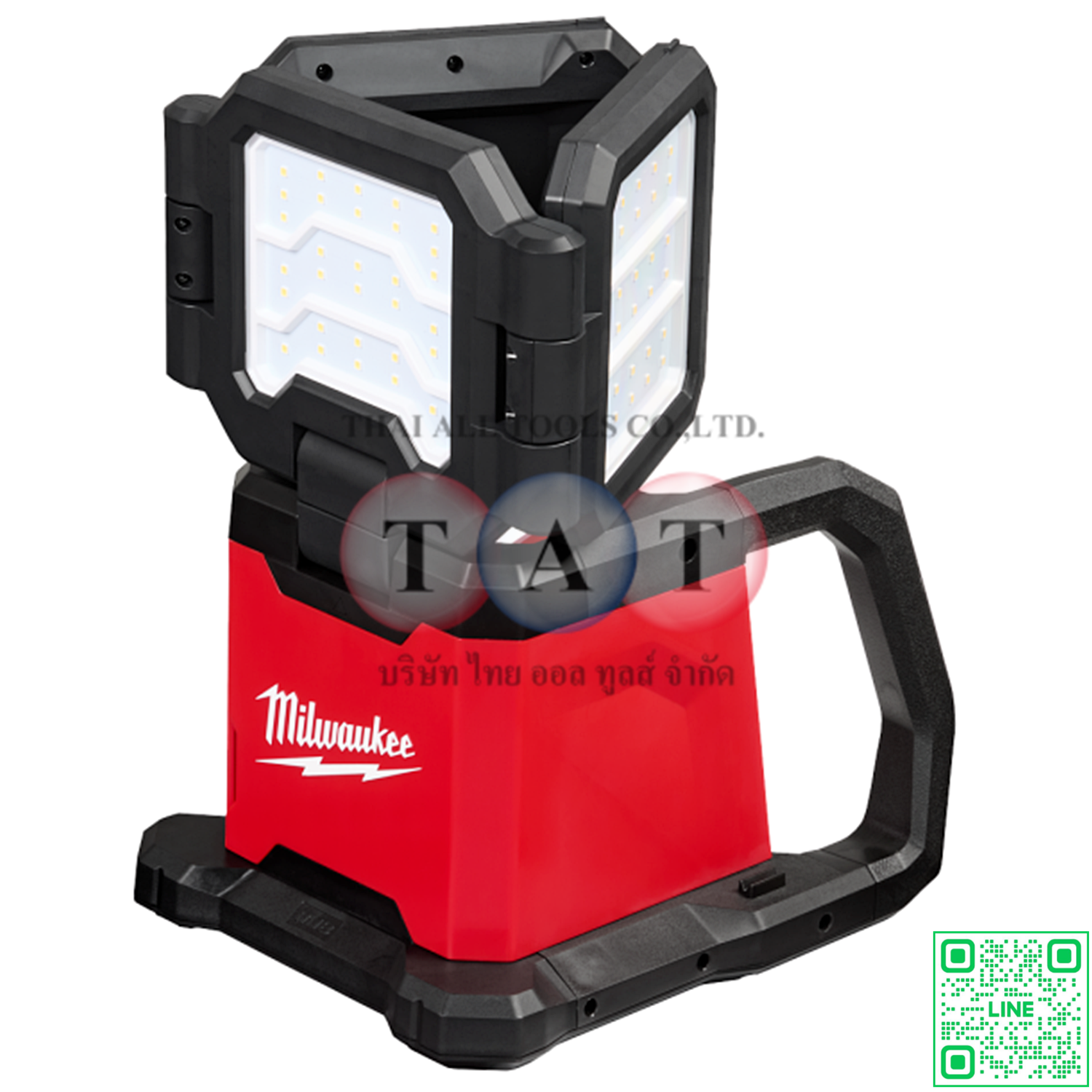 Milwaukee M18 MDTL-0 ไฟส่องสว่างหลายทิศทาง 4500 ลูเมน | ไร้สาย