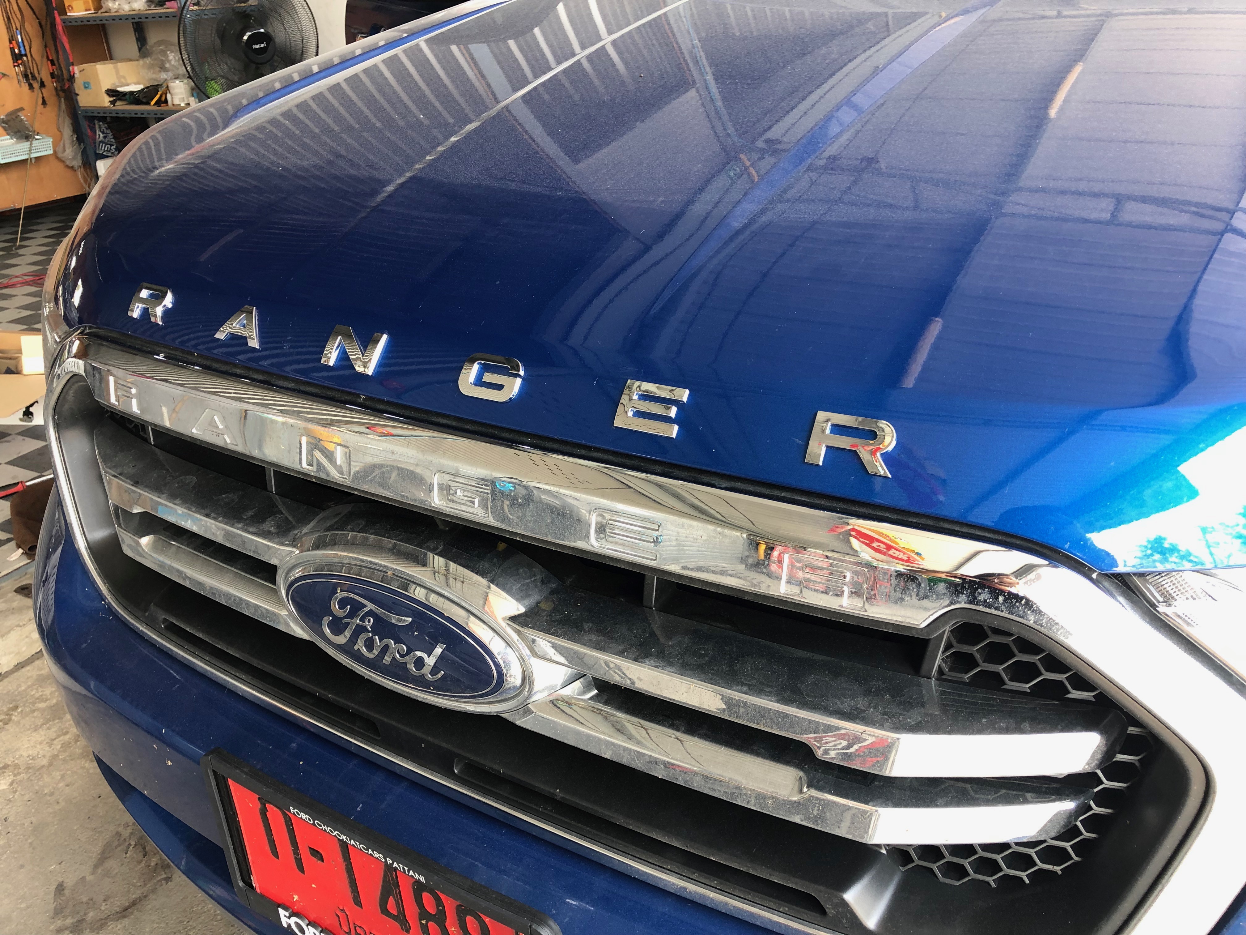 ตัวหนังสือ Ranger สีโครเมียม Chrome