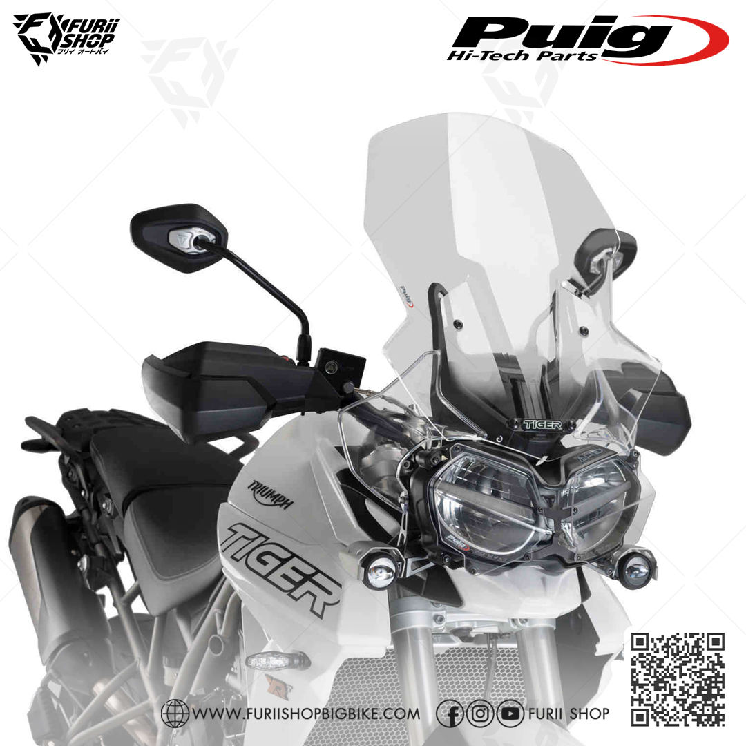 ชิลด์หน้า Puig Windshield Touring : for Triumph Tiger800 2018-2019