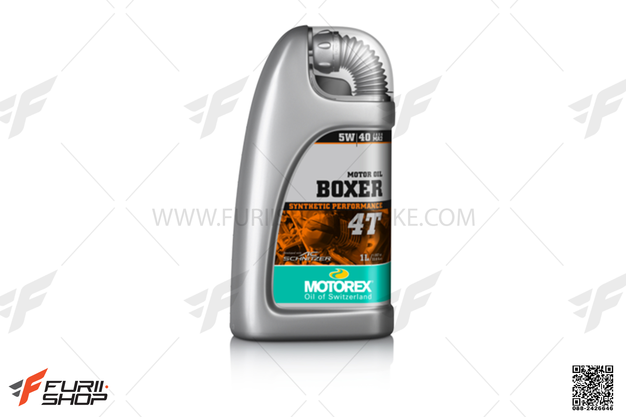 น้ำมันเครื่องมอเตอร์ไซค์ MOTORES BOXER 4T SAE 5W/40 สำหรับมอเตอร์ไซค์ บิ๊กไบค์