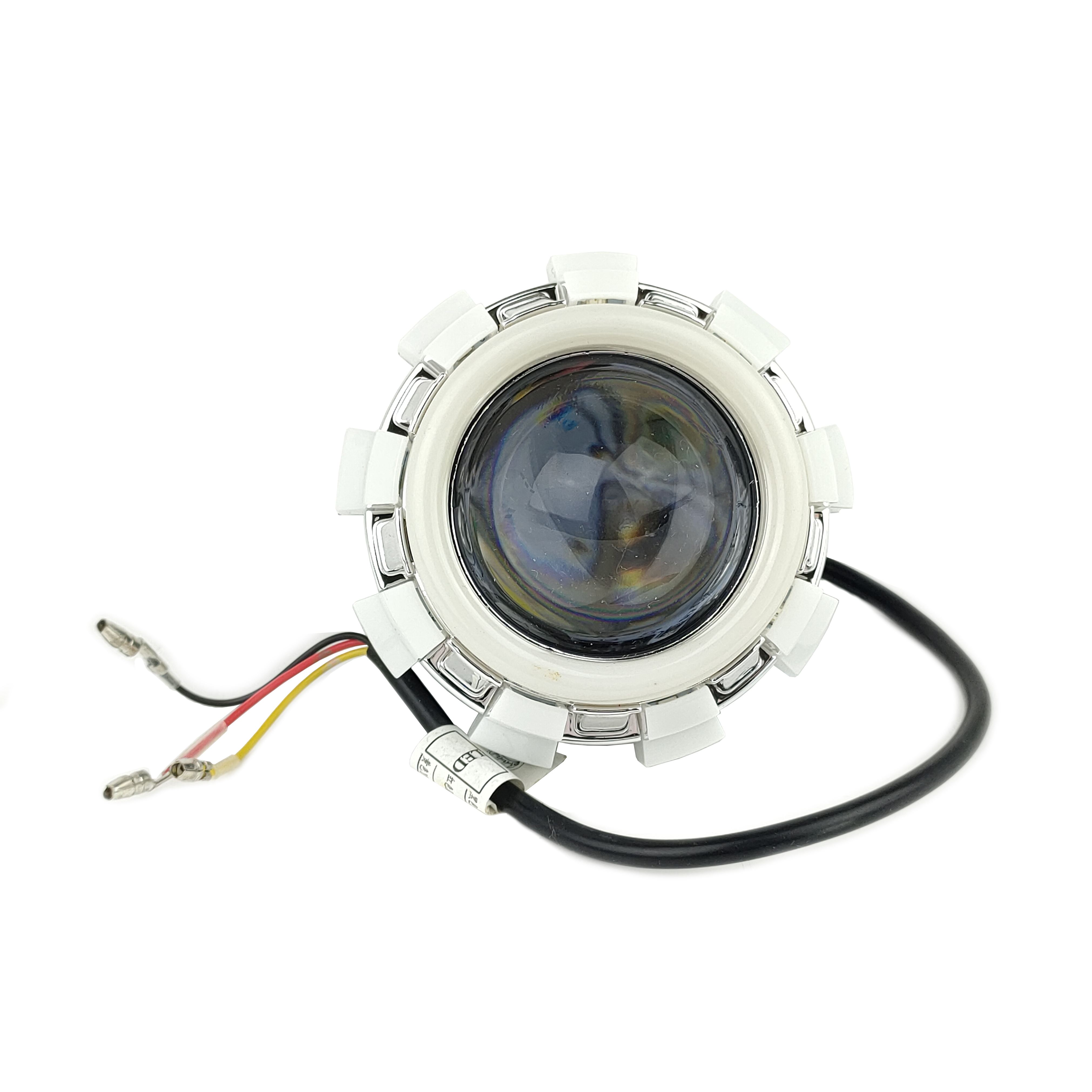 ไฟโปรเจคเตอร์มอเตอ์ไซค์ LED V.10 วงแหวน 3 ชั้น เหมาะสำหรับ มอเตอร์ไซค์,บิ๊กไบค์,รถยนต์ทุกรุ่น