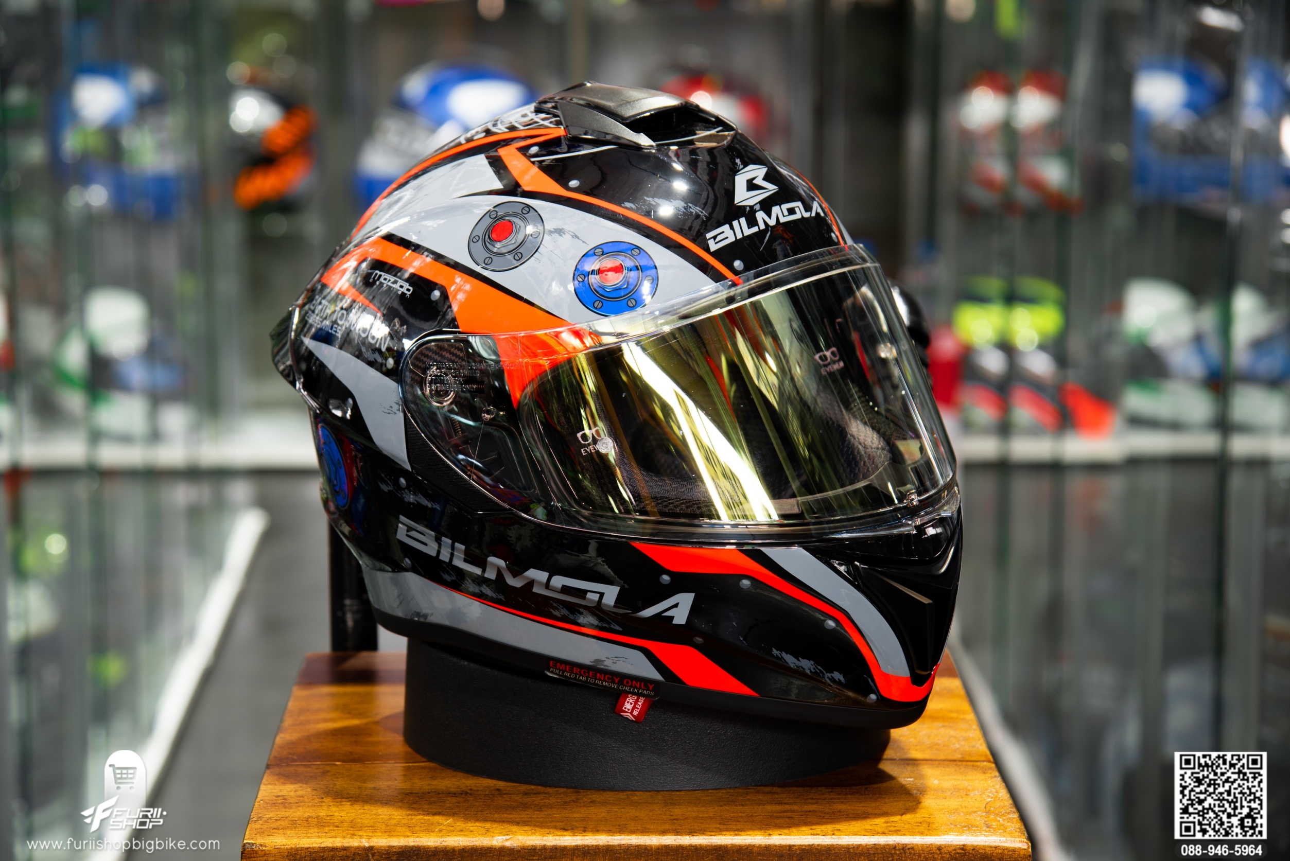 หมวกกันน็อค BILMOLA NEX 2020 SPACE FLIGHT BLACK