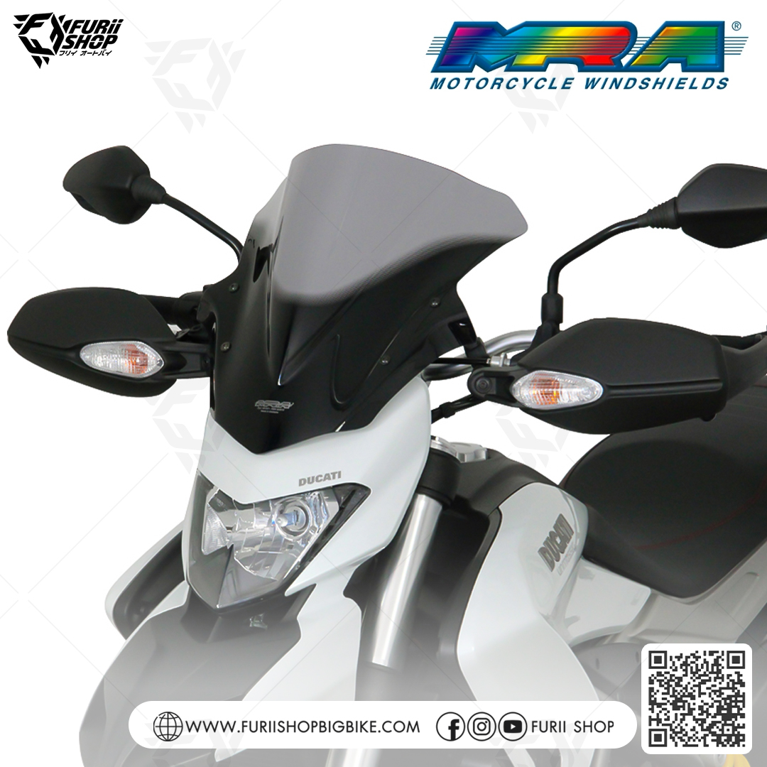 ชิลด์ MRA Windshield : for Ducati Hypermotard 821 & Hyperstrada 821 & Hypermotard 939 2016-2018