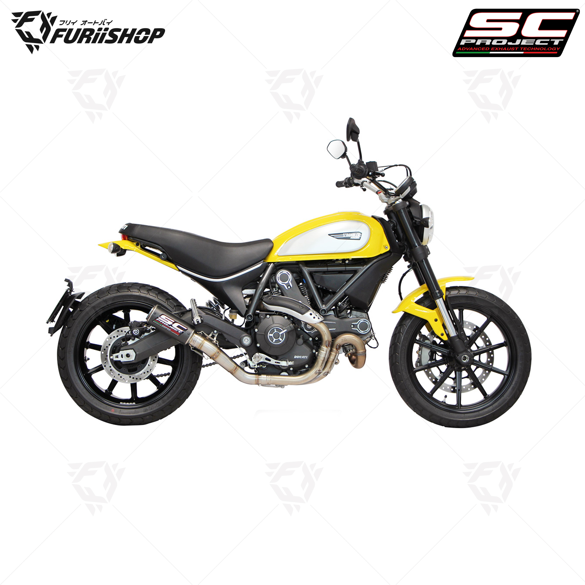 ท่อ SC PROJECT CRT DUCATI SCRAMBLE For : SCRAMBLE 400/800