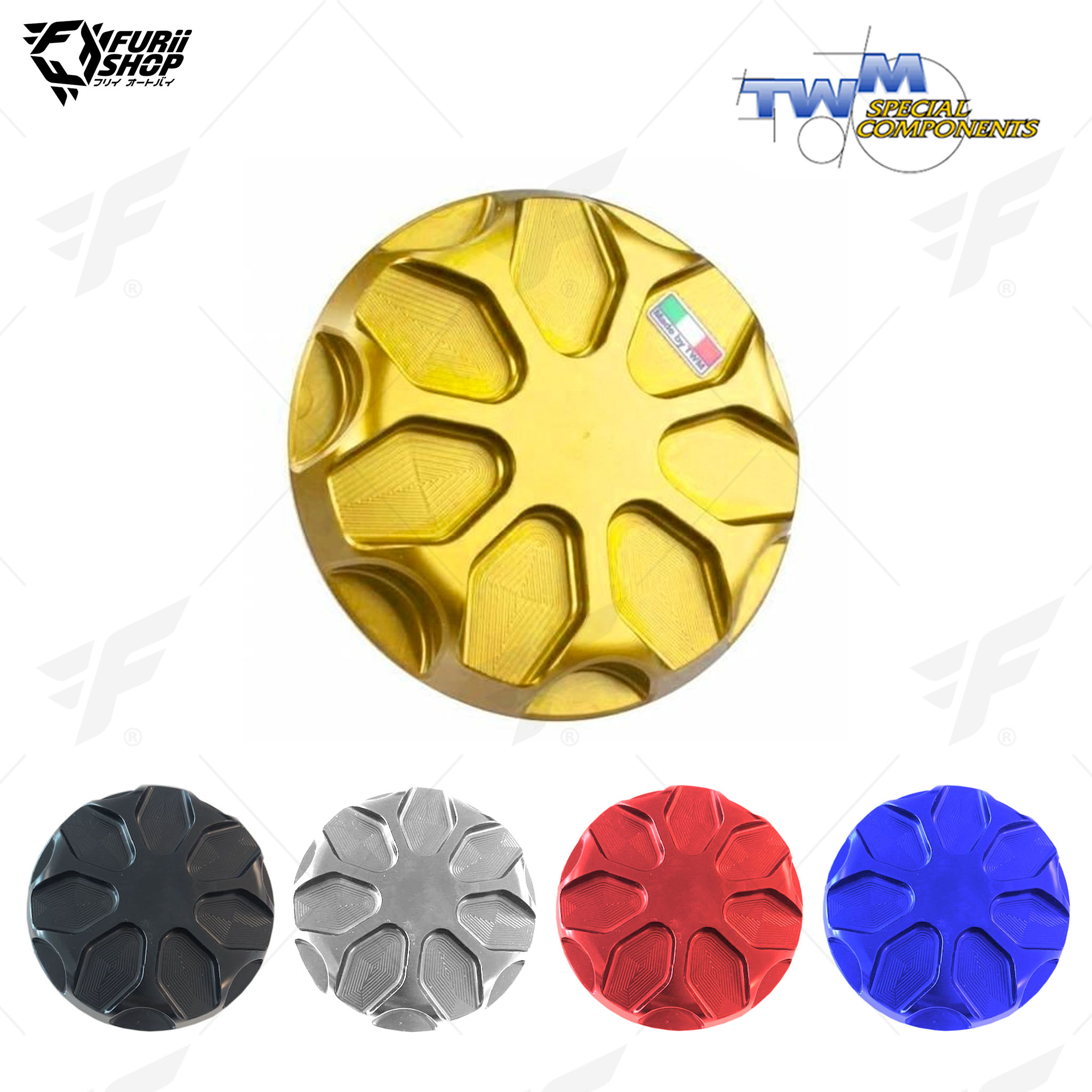 ฝาถังน้ำมัน Aluminium Fuel Cap TWM TDPR.05 : for Ducati HYPERMOTARD – All Models -18