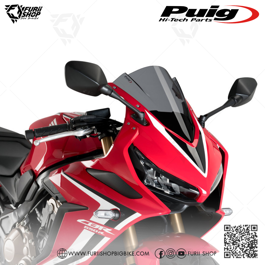 ชิลด์หน้า Puig Windshield Z-Racing : for Honda CBR650R 2019-2022
