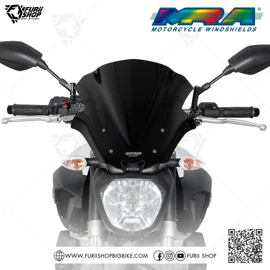 ชิลด์ MRA Windshield NRM : for Yamaha Fz07/Mt07 2014-2017
