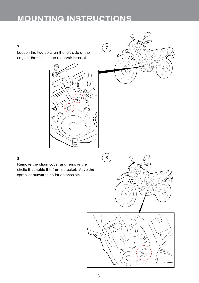 โช๊คหลังแต่ง Ohlins HO729 For Honda CRF250L (Asian Version) ปี 2017-2020