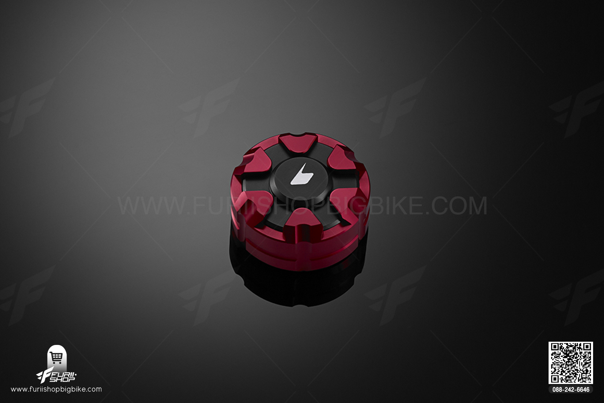 ฝาครแบกระปุกน้ำมันเบรคหลัง Rear Brake Reservoir Cover Bikers คาวาซากิ Kawasaki Z800