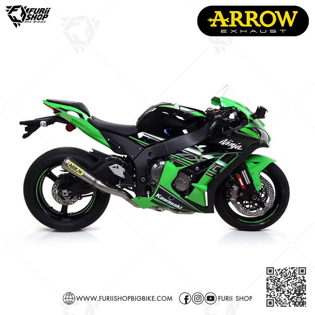 ท่อมอเตอร์ไซค์ Arrow Moto GP : for Kawasaki ZX10R 2016-2020 / ZX10RR New 2018-2020!!!