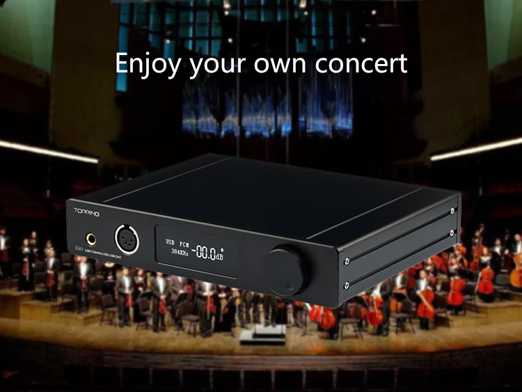 ขาย TOPPING DX7 DAC/AMP ตั้งโต๊ะชุดใหญ่ระดับ Hi-Res รองรับ DSD มาพร้อม Remote control