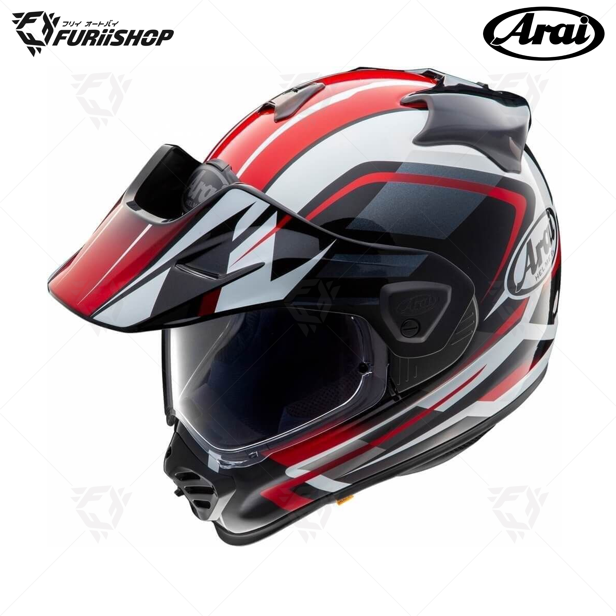 หมวกกันน็อคเต็มใบ Arai : Tour-X5 Discovery Red