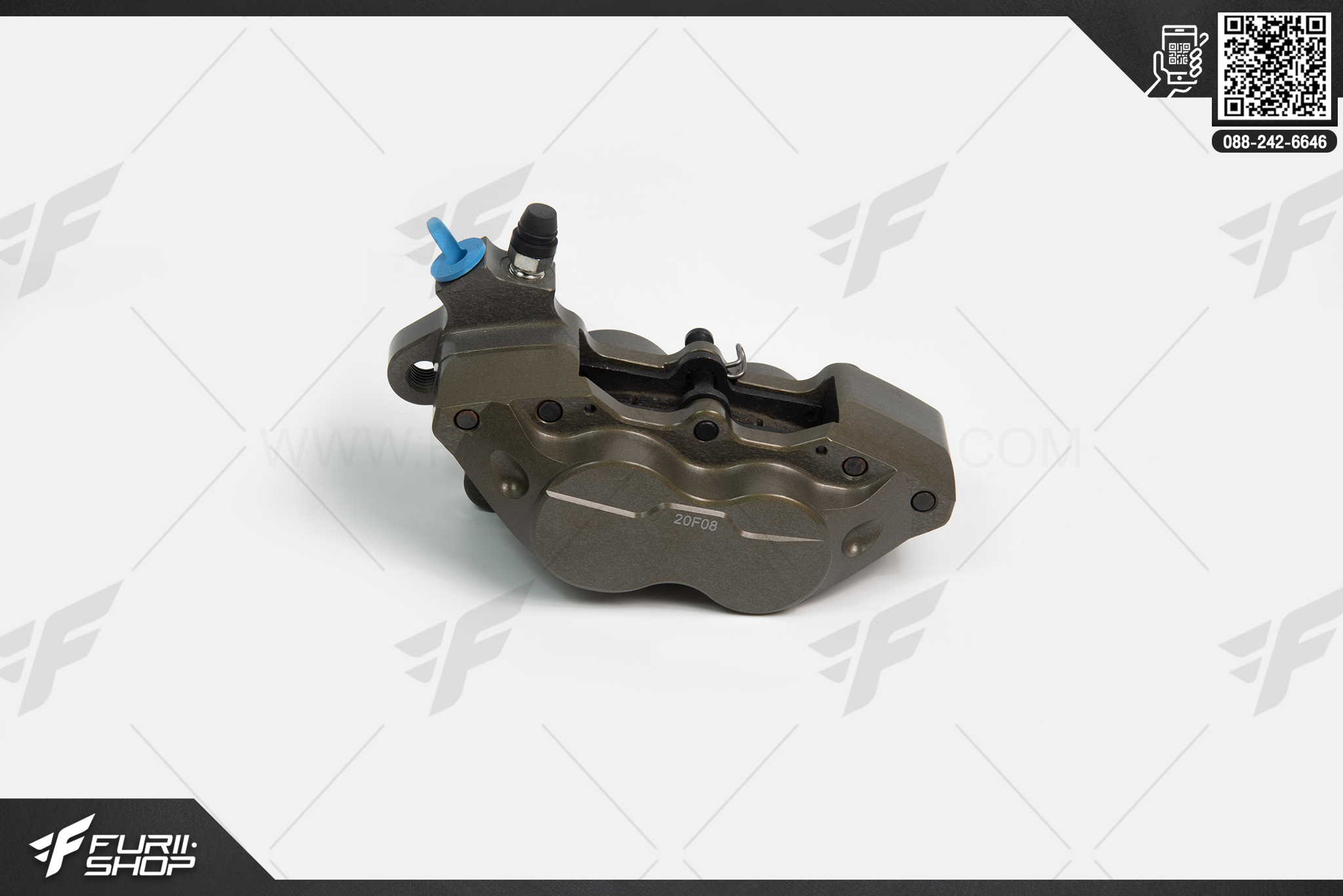 ปั๊มเบรกล่าง Brembo Racing หูชิดซิ่ง 4Pots 40mm.CNC