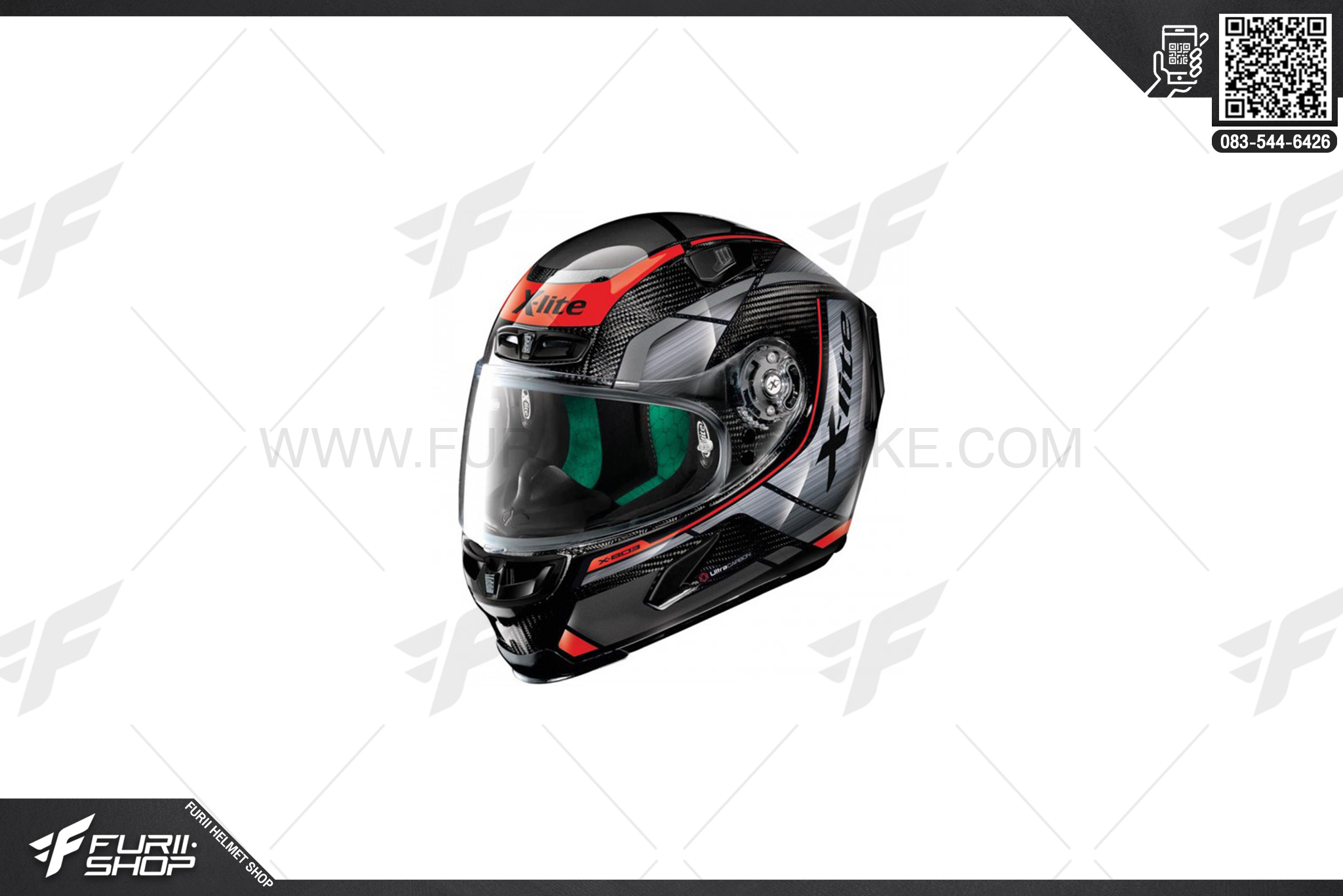 หมวกกันน็อค X-LITE X-803 UT Agile Red (48)