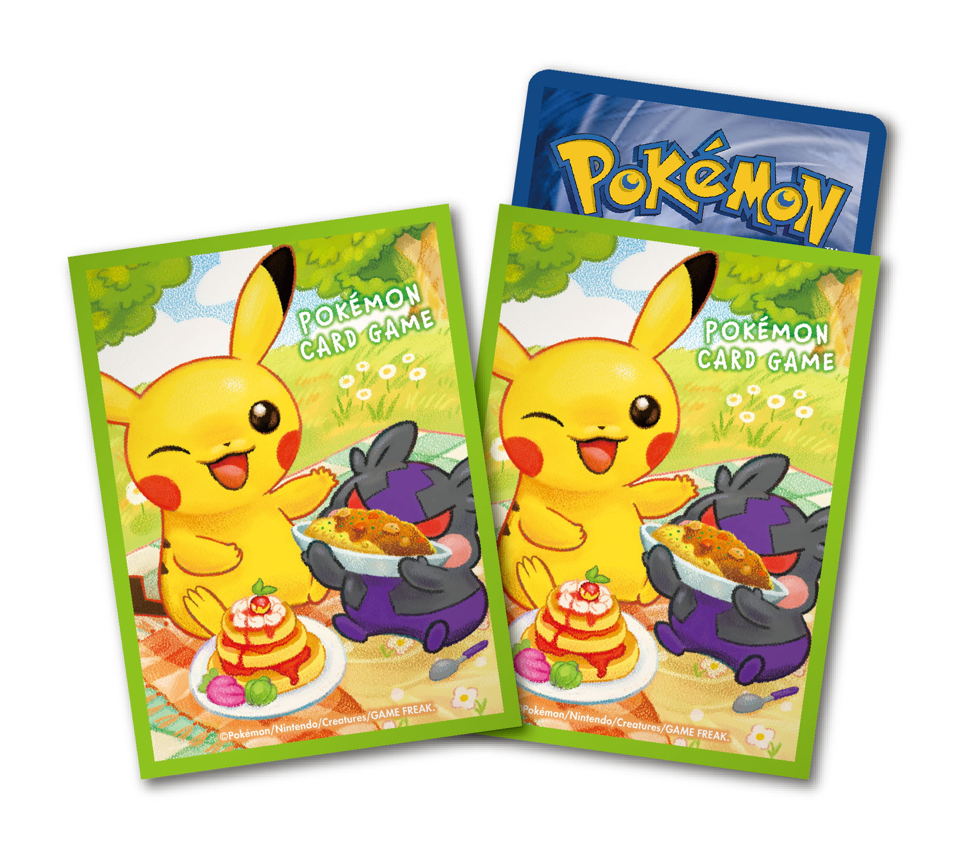 Pokemon TCG Sleeve - ลิขสิทธ์แท้ โปเกมอนการ์ด ภาษาไทย ซองใส่การ์ดโปเกมอน พิคาชู&โมรุเปโกะ