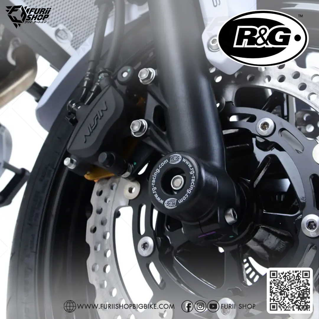 กันล้มหน้า R&G Front Protector : for Kawasaki Ninja650 / Z650 2020