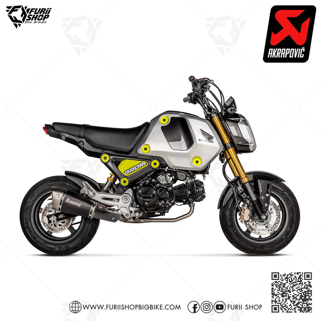 การ์ดท่อ Akrapovic Heat Guard Carbon : for Honda MSX/Grom 2021 All new