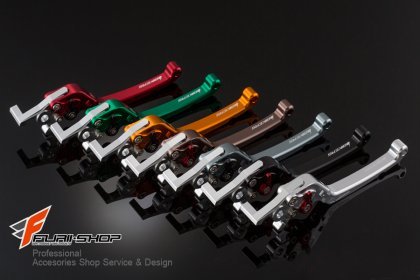 มือเบรกBikers สำหรับ คาวาซากิ Kawasaki Z125 หน้าปรับระดับพับได้หน้าก้านเรียบ