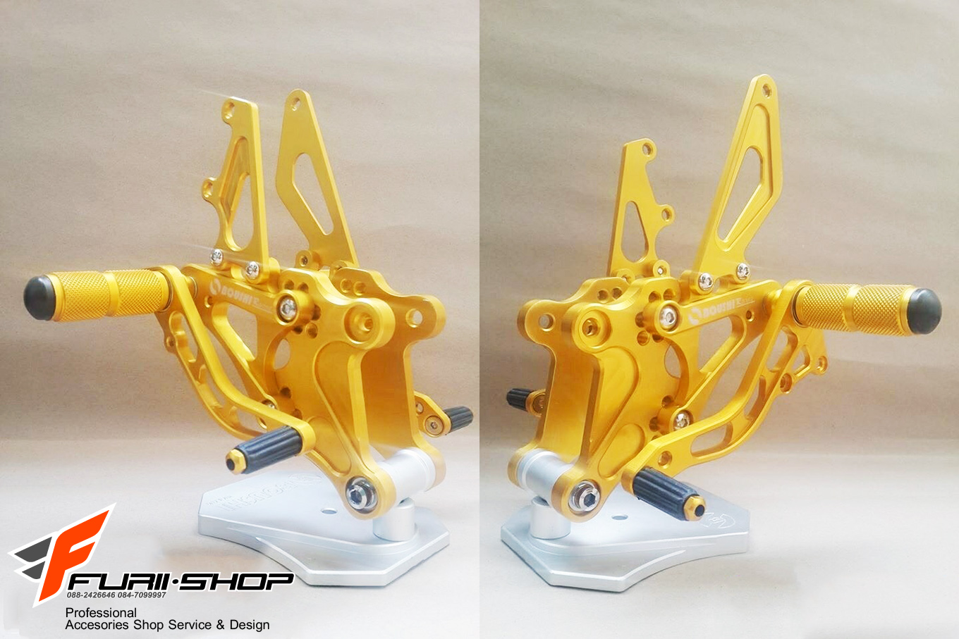 เกียร์โยง BOUSHI สีทอง FOR CBR150R