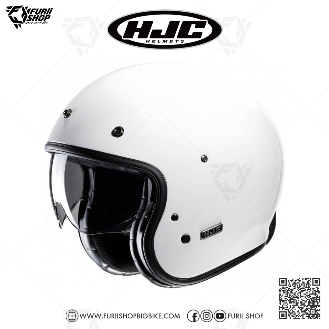 หมวกกันน็อคครึ่งใบ(Halfface) HJC V31 : WHITE