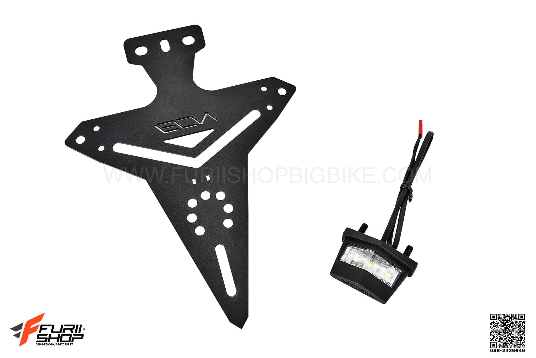 ป้ายทะเบียนติดกันดีด LEON FOR YAMAHA MT07