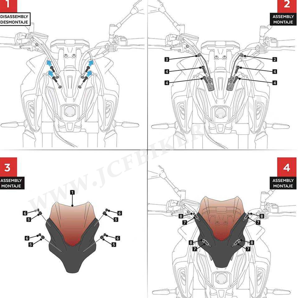ชิวหน้า,บังไมล์,ชิวหน้าแต่งสำหรับ YAMAHA MT-07 ปี2021-2022