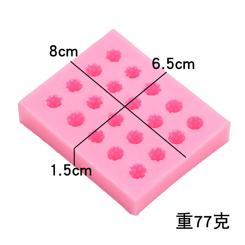 แม่พิพม์ ซิลิโคน พิมพ์ฟองดองสตอเบรี