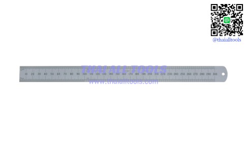 ไม้บรรทัด 300mm/12" RIGID RUSTLESSRULE ROUND END KENNEDY
