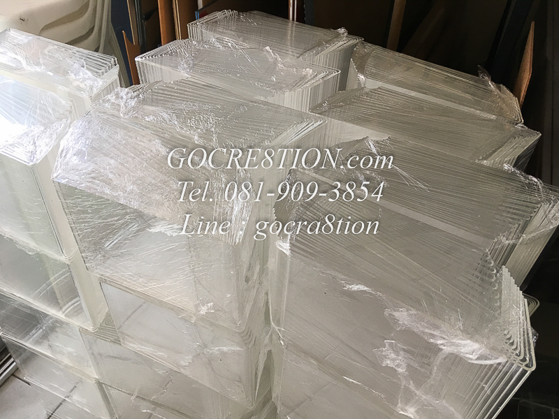 งาน อะคริลิค แปรรูป ตามแบบ April 2018 by GO CREATION