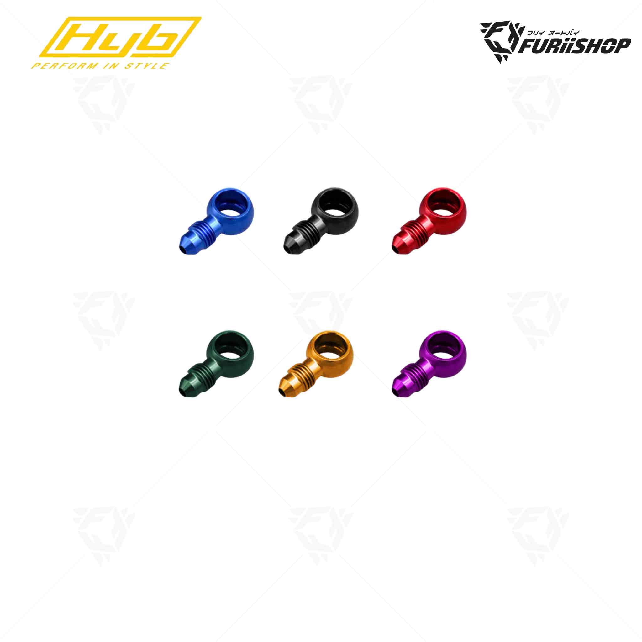 หัวเบรค 10 MM Fuel Line Hose End Fitting HYB AN3