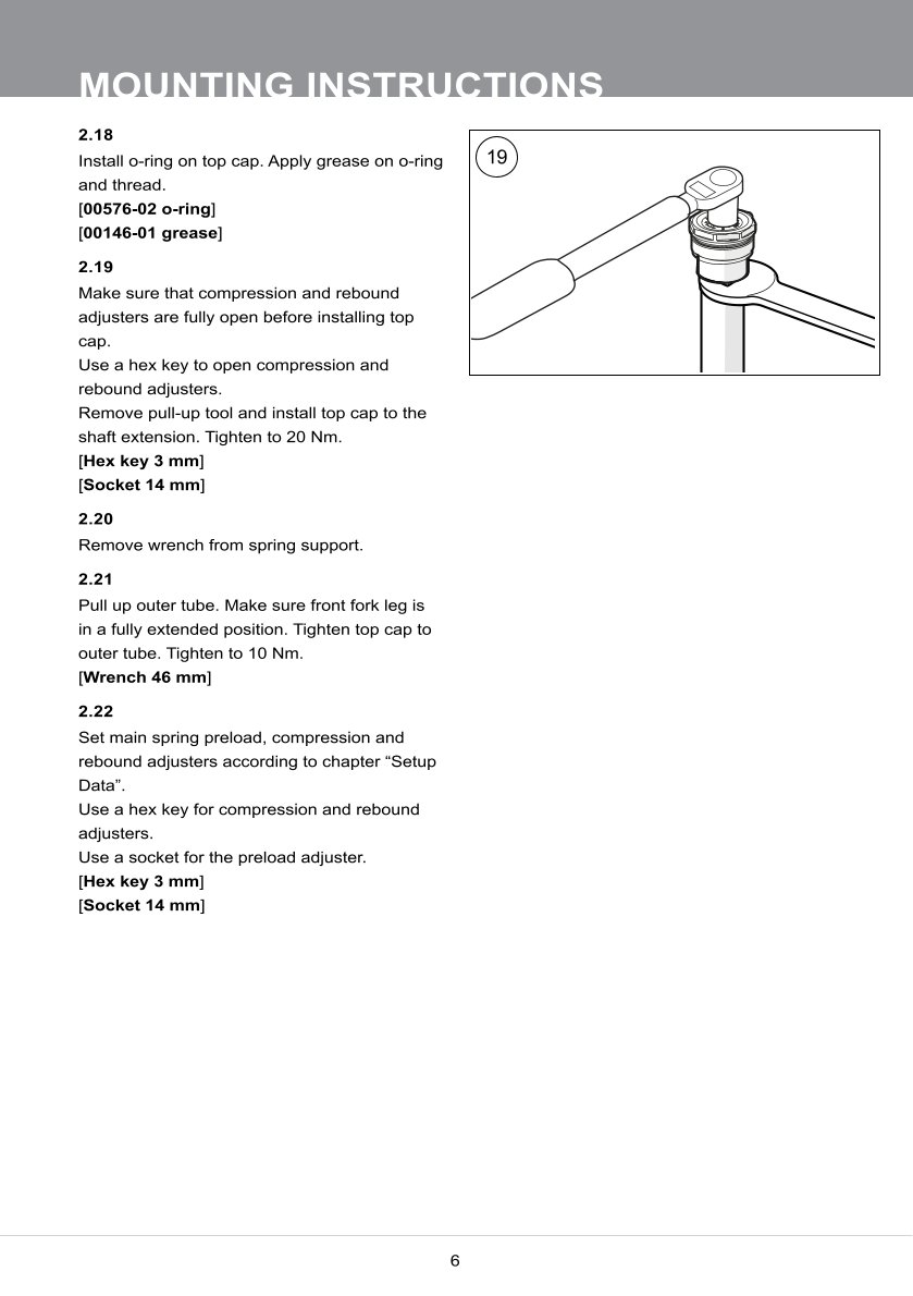 สปริงโช้คหน้า Ohlins FKS503 For Yamaha T-MAX 2017-2024