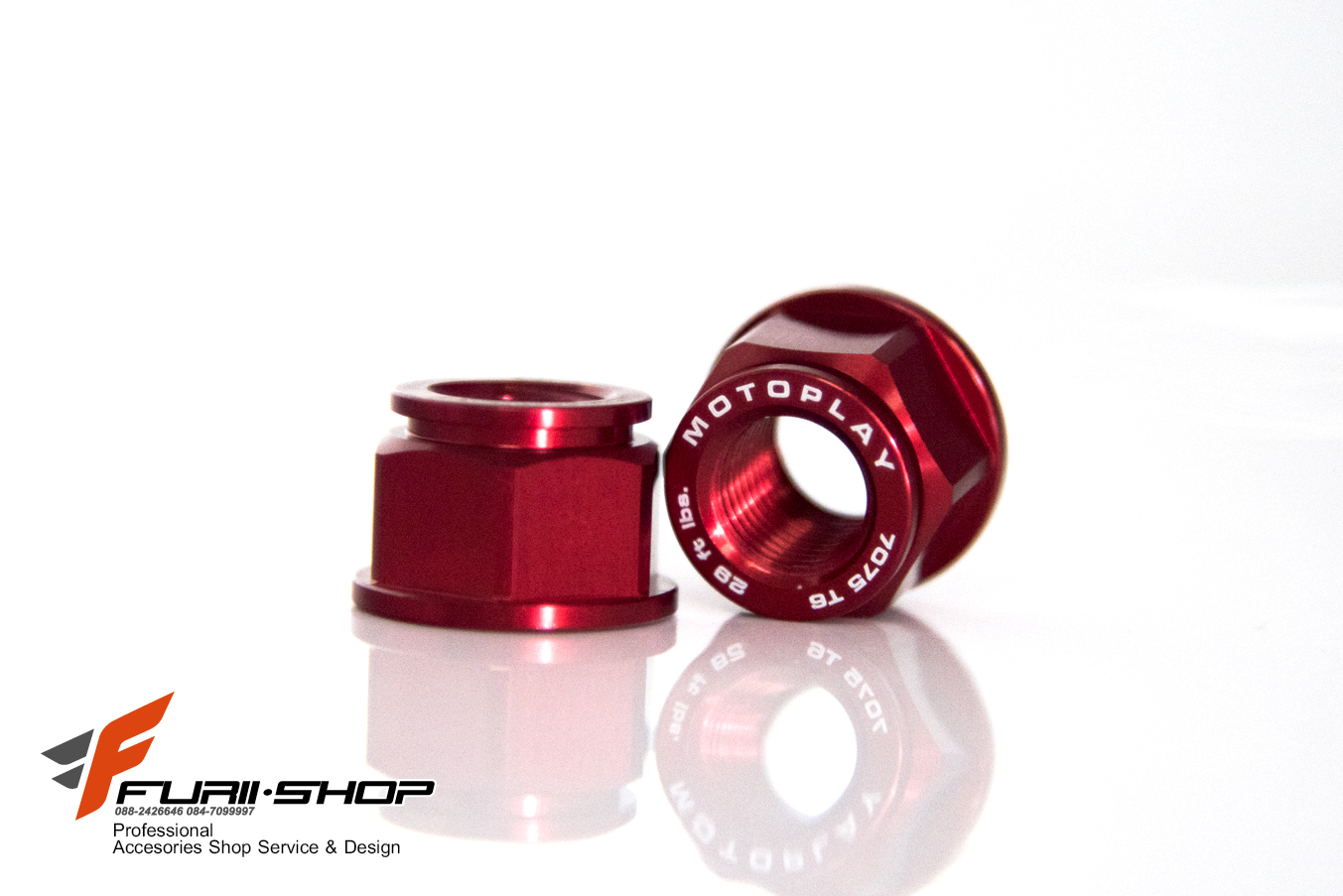 น๊อตสเตอร์MotoPlay สำหรับKawasaki(สีแดง)
