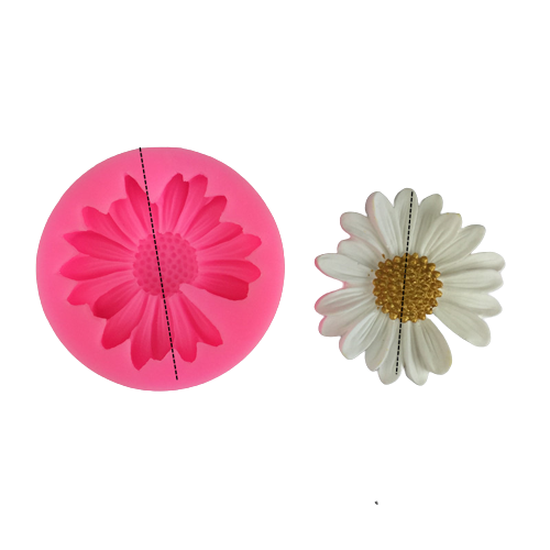 แม่พิมพ์ซิลิโคน ดอกไม้ ดอกเดซีสิ้นค้า แบบไม่มีห่วง
