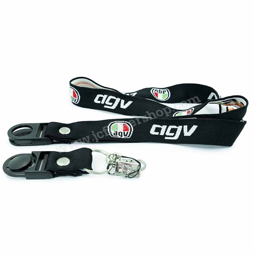 สายคล้องบัตร สายคล้องคอ สายคล้องกุญแจ สายคล้องโทรศัพท์ AGV(มีตัวปลดล็คปลายสาย)