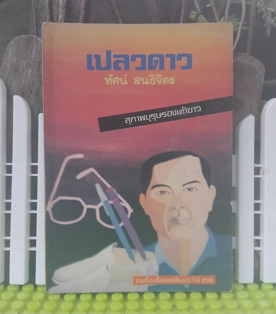 เปลวดาว โดย ทัศน์ สนธิจิตร สุภาพบุรุษรองเท้าขาว รวมเรื่องสั้นยอดเยี่ยมประจำปี 2530 จาก 22 นักเขียนไทย